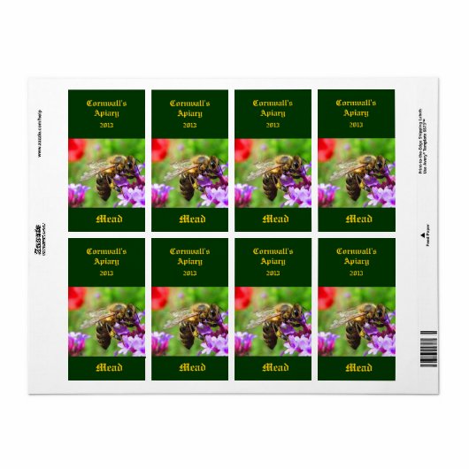 Mead Honeywine Label (Vorne)