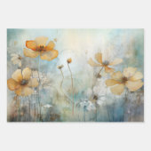 MEADOER-WILDBLUMEN DEKORATIONSPAPIER GESCHENKPAPIER SET (Vorderseite 2)