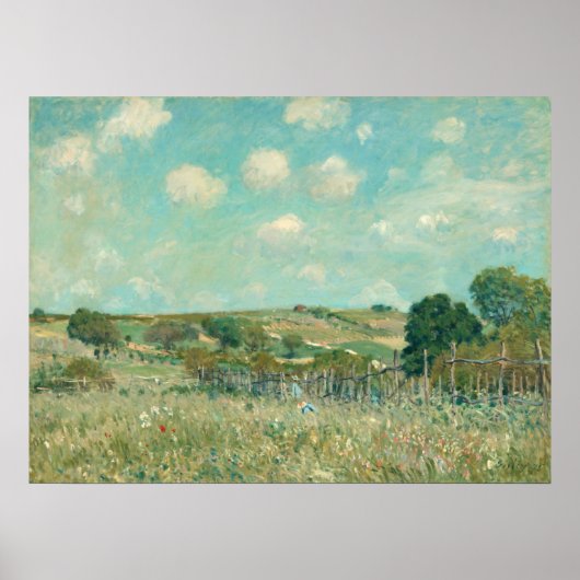 Meadow - Alfred Sisley Fine Art Poster (Vorne)