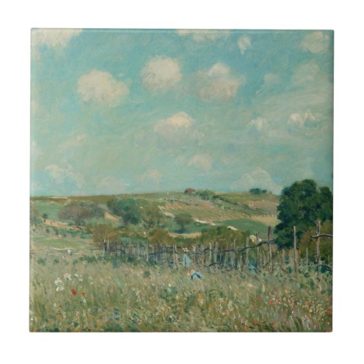 Meadow | Alfred Sisley | National Gallery of Art Fliese (Vorderseite)