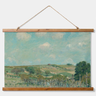 Meadow Alfred Sisley National Gallery of Art Wandteppich Mit Holzrahmen
