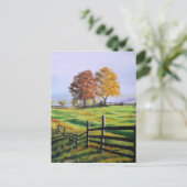 Meadow at Dawn Postkarte (Stehend Vorderseite)