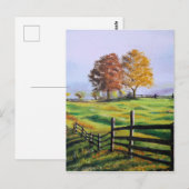 Meadow at Dawn Postkarte (Vorne/Hinten)