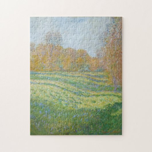 Meadow at Giverny Monet Fine Art Puzzle (Vertikal)