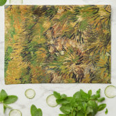 Meadow at Saint Paul Hospital by Vincent van Gogh Geschirrtuch (Gefaltet)