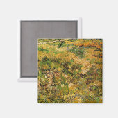 Meadow at Saint Paul Hospital by Vincent van Gogh Magnet (Vorderseite/Rückseite)