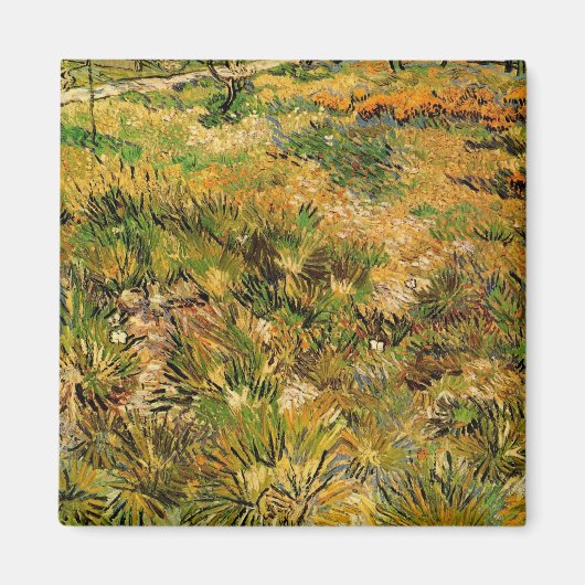 Meadow at Saint Paul Hospital by Vincent van Gogh Magnet (Vorne)