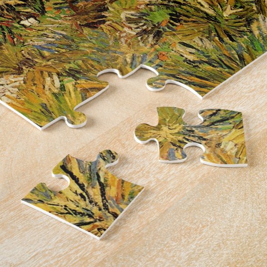Meadow at Saint Paul Hospital by Vincent van Gogh Puzzle (Seite)