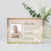 Meadow Beerdigung Dankeschön-Karte | Memorial Viel Dankeskarte (Stehend Vorderseite)