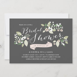 Meadow Blooms Brautparty laden Einladung