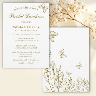 Meadow Blume Bridal Luncheon Einladung
