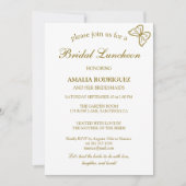 Meadow Blume Bridal Luncheon Einladung (Vorderseite)