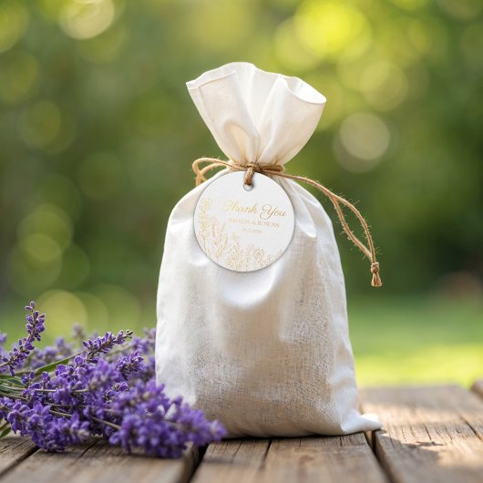 Meadow Blume Hochzeit Geschenkanhänger