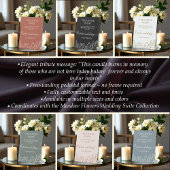 Meadow Blume Hochzeitsseminar dieser Kerze Burns Sockelschild