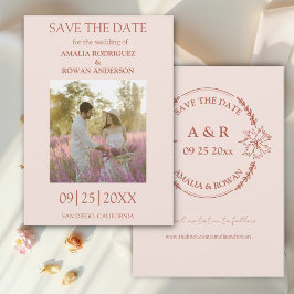 Meadow Blume Misty Rose Foto Save the Date