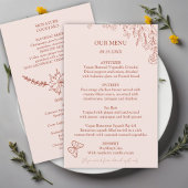 Meadow Blume Misty Rose Wedding Budget Menu