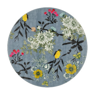 Meadow Blume Rowan Seamless Hintergrund Schneidebrett