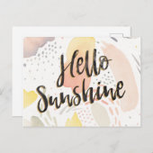 Meadow Breeze II | Hallo Sunshine Postkarte (Vorne/Hinten)