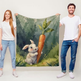Meadow Bunny Dreams: Gemütliches Fleece Blanket