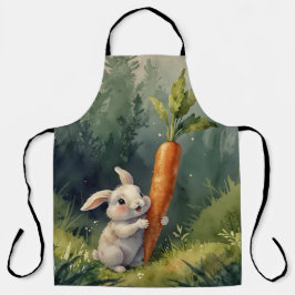 "Meadow Bunny Dreams": Whimsical Print Schürze