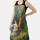 "Meadow Bunny Dreams": Whimsical Print Schürze