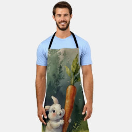 "Meadow Bunny Dreams": Whimsical Print Schürze