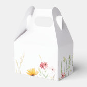 Meadow Colorful Wildblume Wedding Geschenkschachtel (Rückseite)