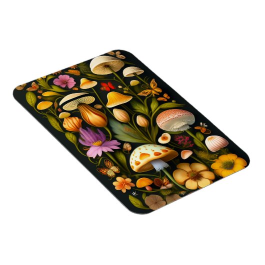 Meadow Flora | Modernes Haeckel Magnet (Rechte Seite)
