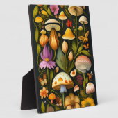 Meadow Flora | Modernes Haeckel Tabletop Fotoplatte (Seite)