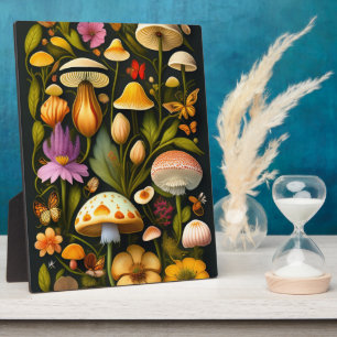 Meadow Flora   Modernes Haeckel Tabletop Fotoplatte