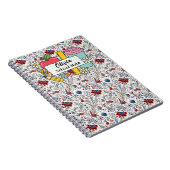 meadow floral Back to School Supplies Teachers Notizblock (Rechte Seite)