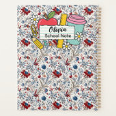 meadow floral Back to School Supplies Teachers Planer (Rückseite)