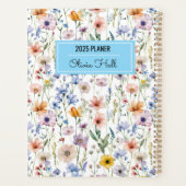 meadow floral Back to School Supplies Teachers Planer (Rückseite)