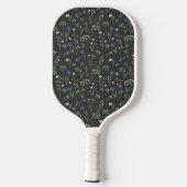 Meadow Floral Monogram – Pickleball Schläger (Rückseite)
