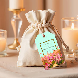 Meadow Florals Brautparty oder Veranstaltung Geschenkanhänger