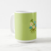 Meadow Flowers Embroidery – Botanical Fantasy Cozy Kaffeetasse (Vorderseite Links)