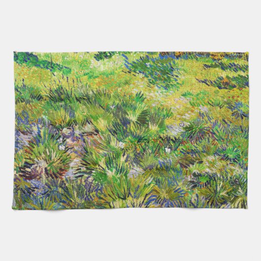 Meadow Garden St. Paul Hospital Vincent van Gogh Geschirrtuch (Horizontal)
