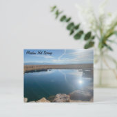 Meadow Hot Springs Postkarte (Stehend Vorderseite)