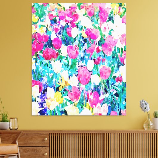 Meadow in Bloom Leinwanddruck (Insitu (Wohnzimmer))