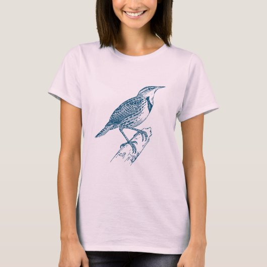 Meadow Lark - Ocean Blue T-Shirt (Vorderseite)