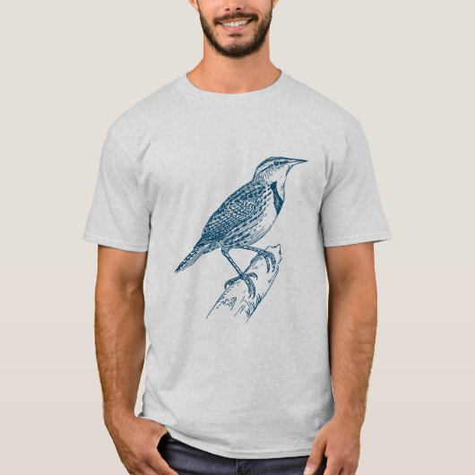 Meadow Lark - Ocean Blue T-Shirt (Vorderseite)