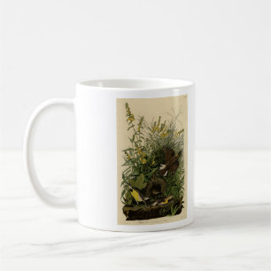 Meadow 	Larkfrom Audubons Vögel in Amerika Kaffeetasse