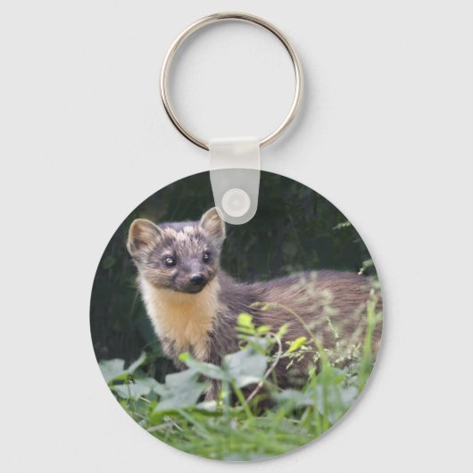 Meadow Marten Keyring Schlüsselanhänger (Vorderseite)
