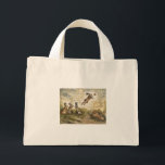 Meadow Matchup Playful Hares in a Meadow  Mini Stoffbeutel<br><div class="desc">This tote bag features playful rabbits enjoying a sunny meadow. The cheerful and whimsical scene adds charm to everyday outings, grocery trips, and casual errands. Perfect for rabbit lovers and anyone who enjoys cute animal scenes. A lovely tote bag for carrying your essentials with a touch of fun and joy....</div>