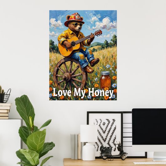 Meadow Melody: BärenkStrums Poster (Heimbüro)