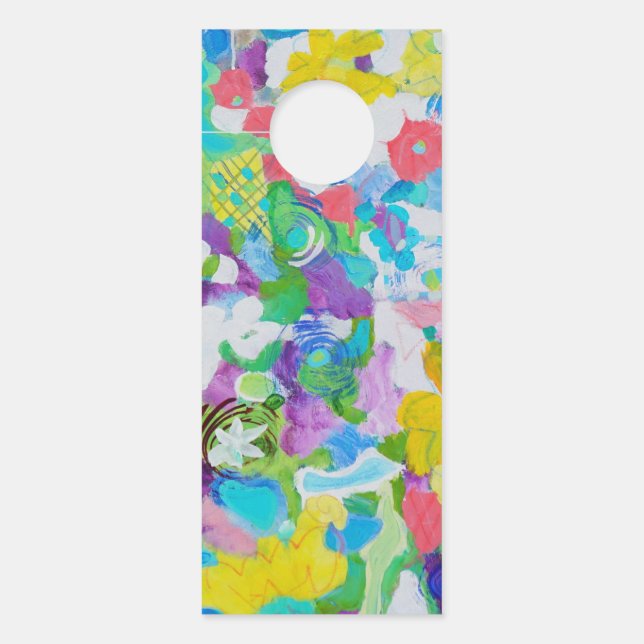 Meadow Melody von Lydias Art-Sangria Türanhänger (Vorderseite)