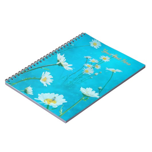 Meadow of daisies notizblock (Linke Seite)