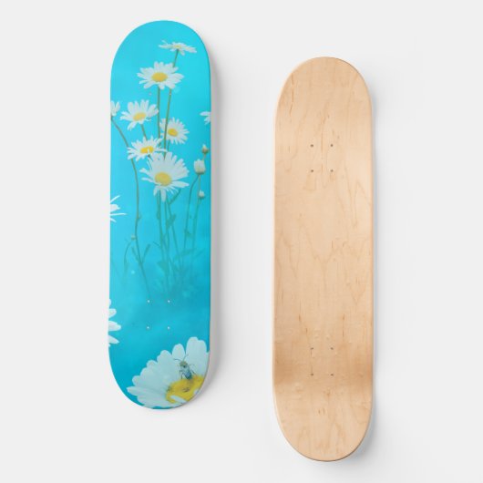 Meadow of Daisies Skateboard (Vorderseite)