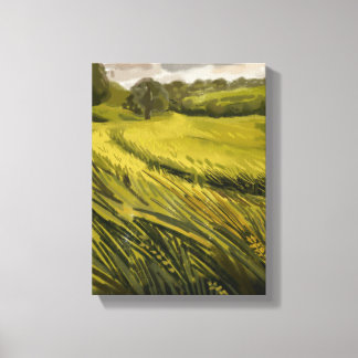 Meadow Painting - Still-Life Illustration Leinwanddruck