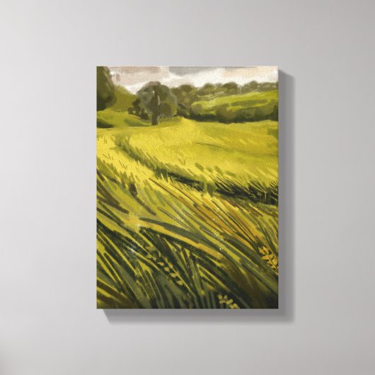 Meadow Painting - Still-Life Illustration Leinwanddruck (Vorderseite)